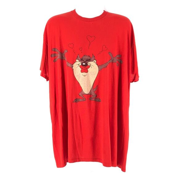 90s Taz Tasmanian Devil Looney Tunes tshirt 1990s vintage - Picture 1 of 9